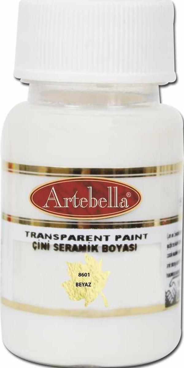 Artebella Çini Seramik Boyası 8601 Beyaz 50 ml - Image 1