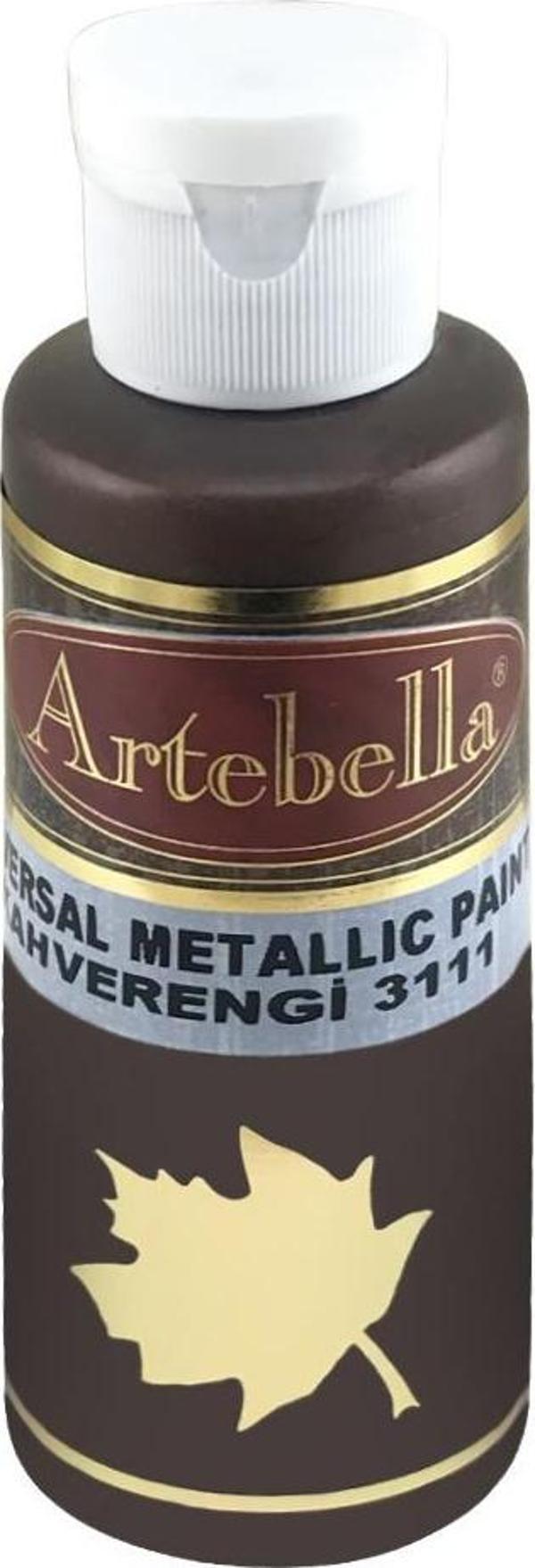 Artebella Kahverengi Metalik Boya 130 ml 3111 - Image 1