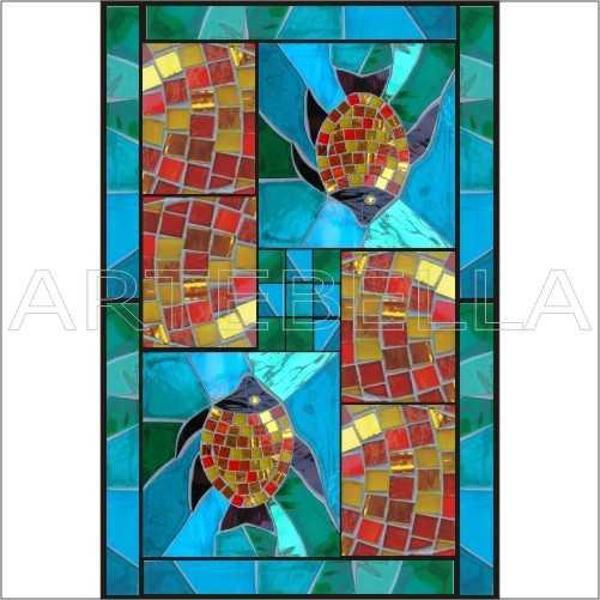Artebella Kolay Transfer 1568v Mozaik Desen Transparan 23x34 cm - Image 1
