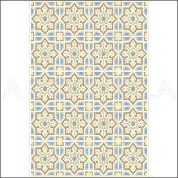 Artebella Kolay Transfer 1583k Mozaik Desen Opak 23x34 cm - Image 1