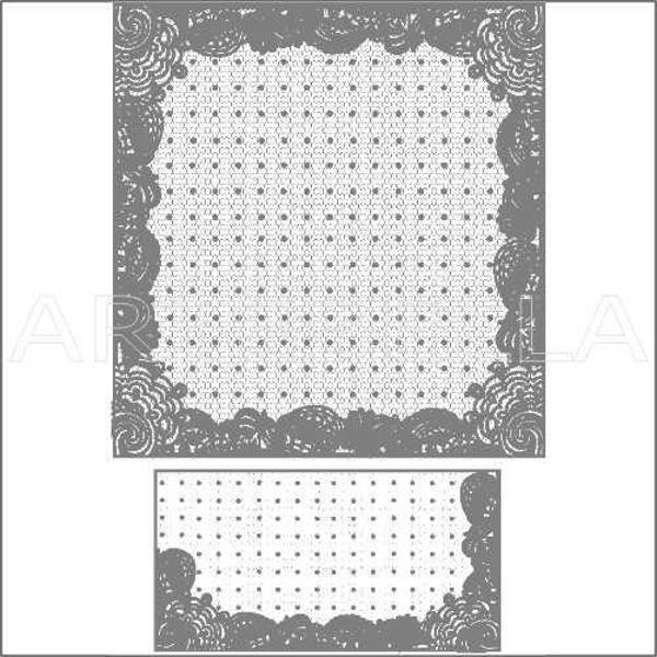 Artebella Kolay Transfer 1761k Dantel Desen Opak 23x34 cm - Image 1