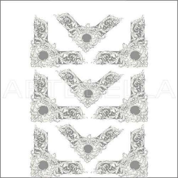 Artebella Kolay Transfer 1763k Dantel Desen Opak 23x34 cm - Image 1