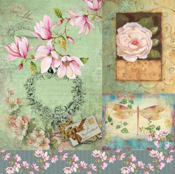 Artebella Kolay Transfer 6041v Mixart Transparan 25x25 cm - Image 1
