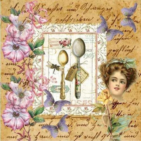 Artebella Kolay Transfer 6045v Mixart Transparan 25x25 cm - Image 1