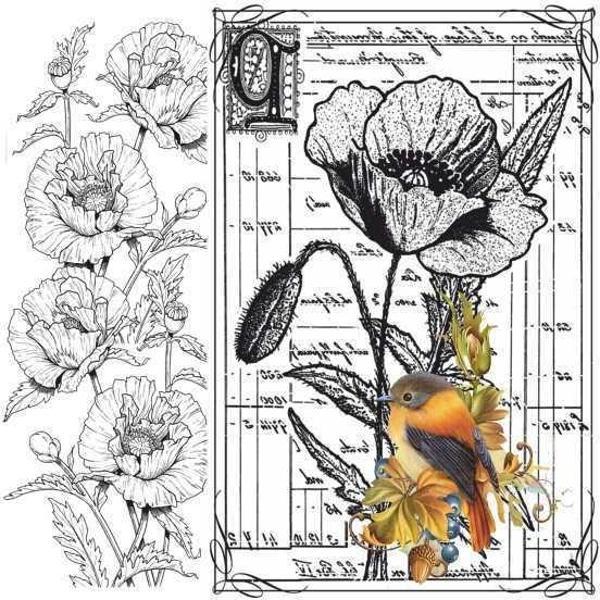 Artebella Kolay Transfer 5833v Home Design Transparan 25x25 cm - Image 1