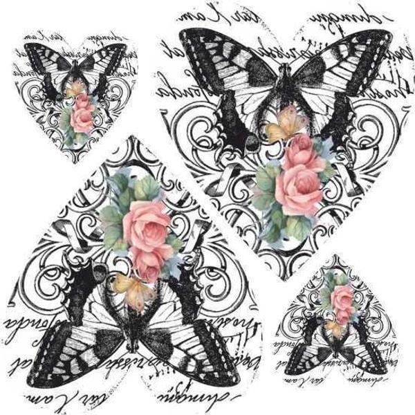 Artebella Kolay Transfer 5839v Home Design Transparan 25x25 cm - Image 1