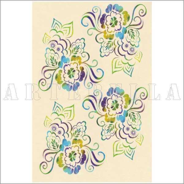 Artebella Kolay Transfer 926v Soft Desen Transparan 23x34 cm - Image 1