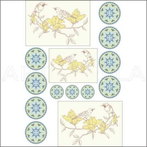Artebella Kolay Transfer 945k Soft Desen Opak 23x34 cm - Image 1