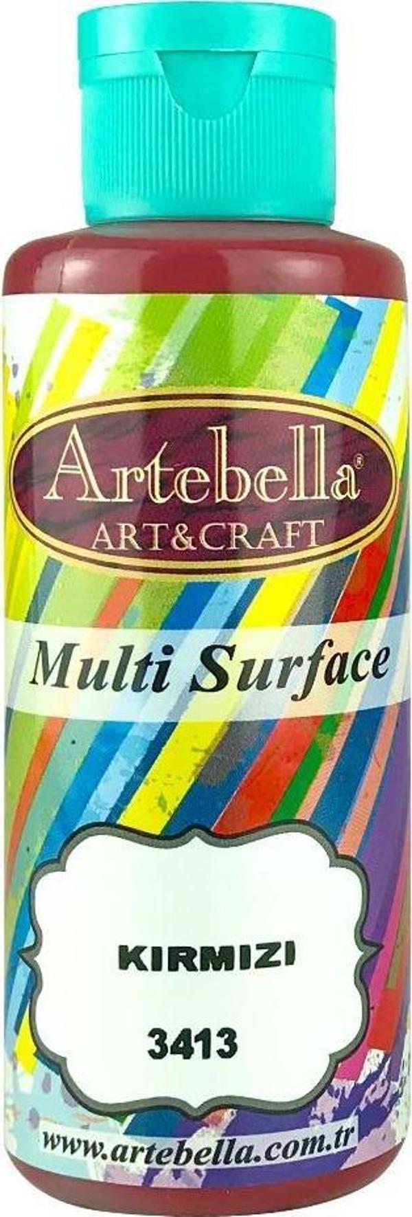 Artebella Multi Surface Boya 3413 Kırmızı 130 ml - Image 1