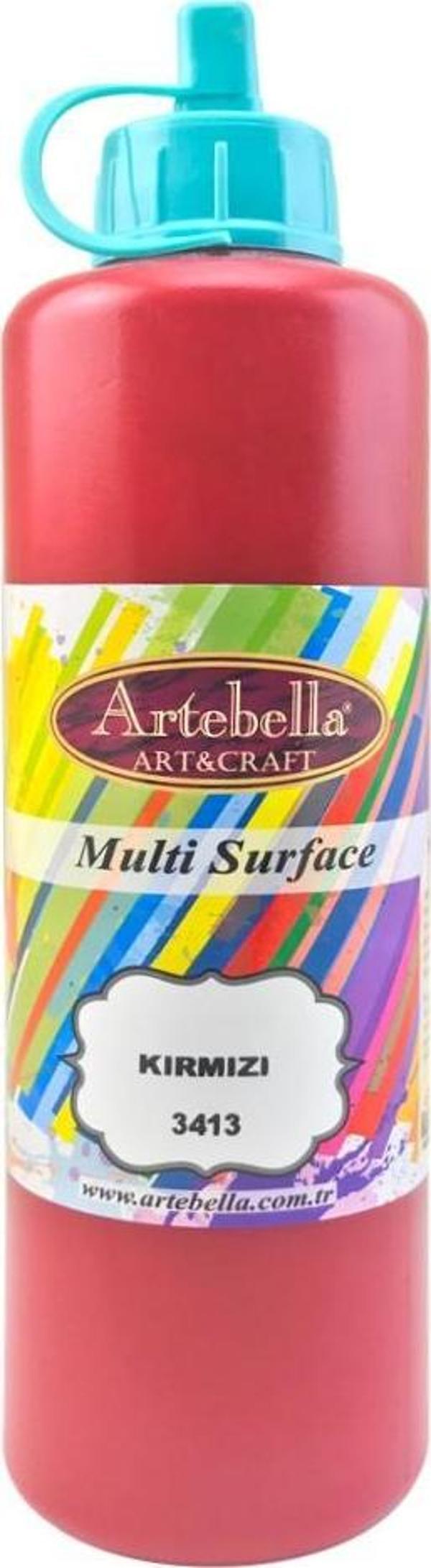 Artebella Multi Surface Boya 3413 Kırmızı 500 ml - Image 1