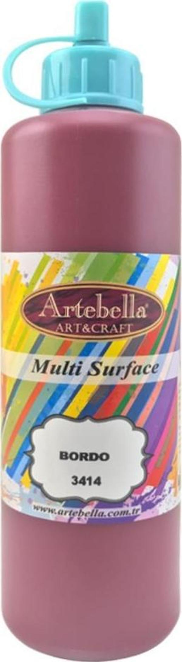 Artebella Multi Surface Boya 3414 Bordo 500 ml - Image 1