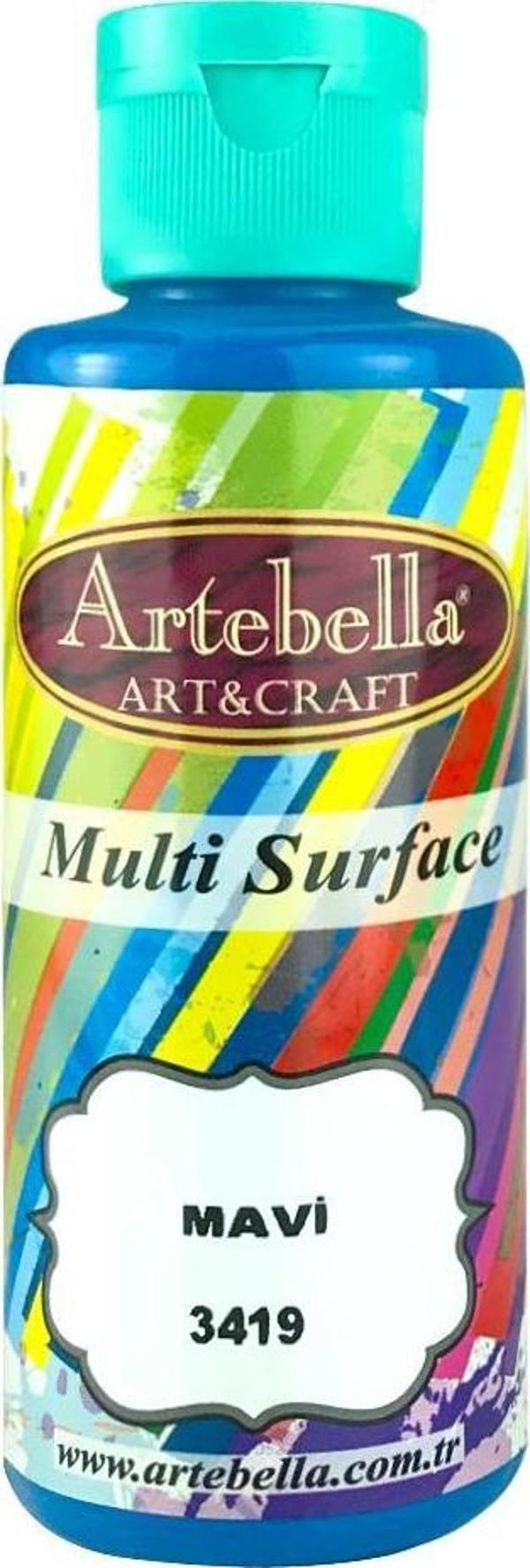 Artebella Multi Surface Boya 3419 Mavi 130 ml - Image 1