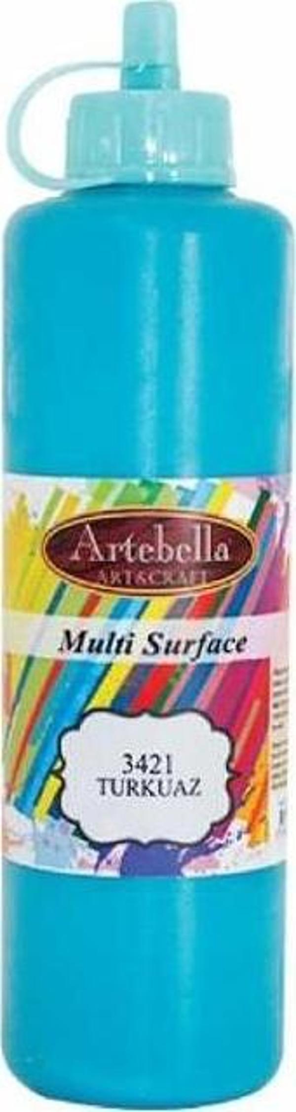 Artebella Multi Surface Boya 3421 Turkuaz 500 ml - Image 1