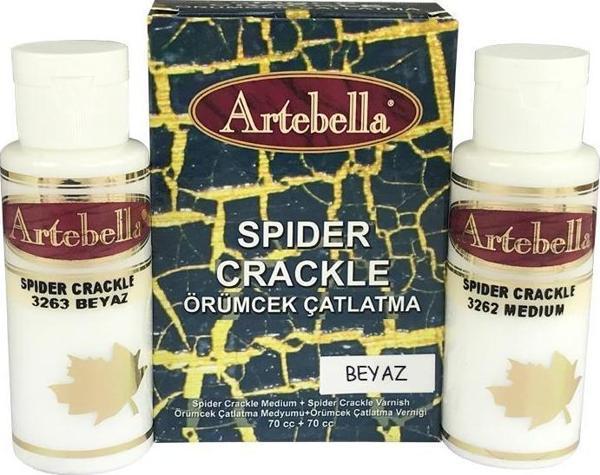 Artebella Örümcek Çatlatma Seti 70cc+70cc Beyaz - Image 1