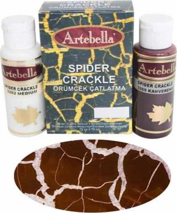 Artebella Örümcek Çatlatma Seti 70cc+70cc Çikolata - Image 1