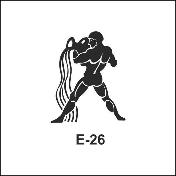 Artebella Stencil E-26 10x10 cm - Image 1