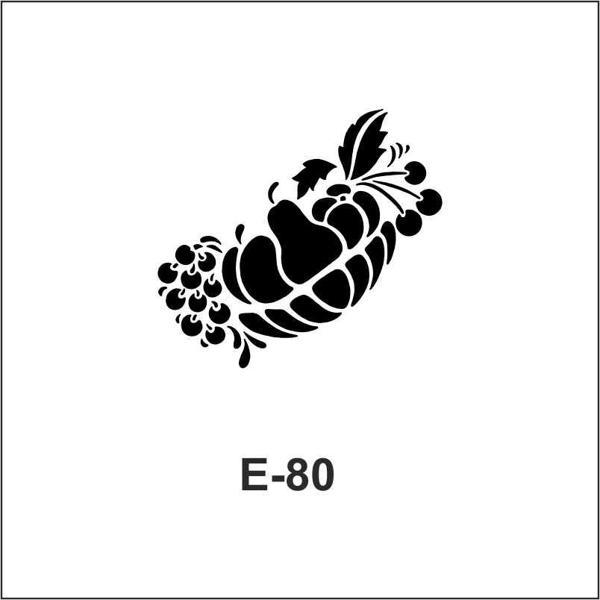 Artebella Stencil E-80 10x10 cm - Image 1