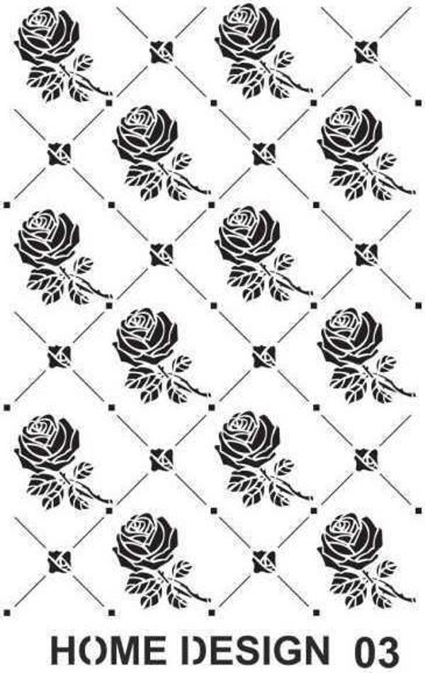 Artebella Stencil Home Design H03 35x50 cm - Image 1