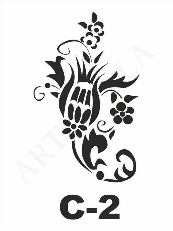 Artebella Stencil C-2 15x20 cm - Image 1