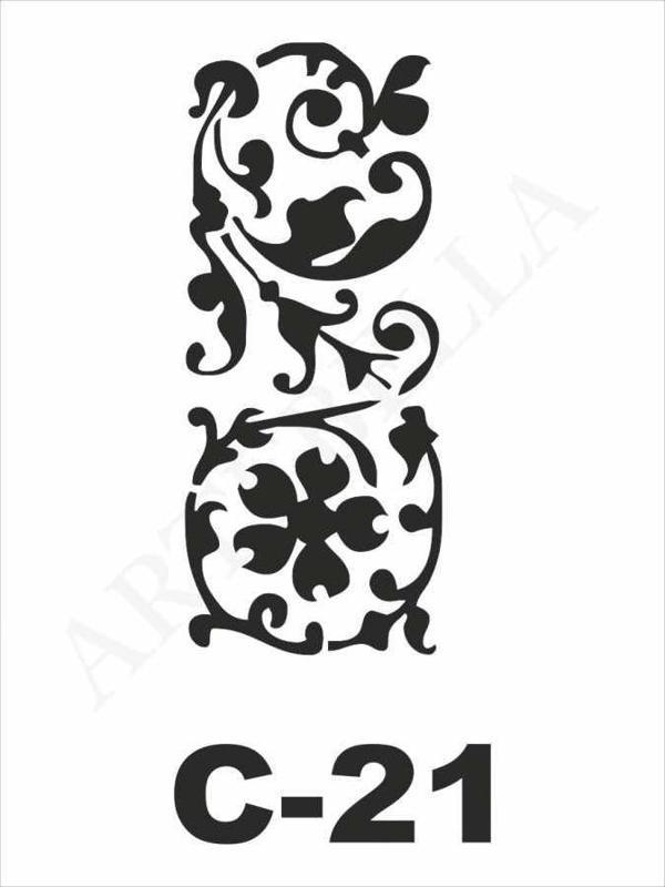 Artebella Stencil C-21 15x20 cm - Image 1