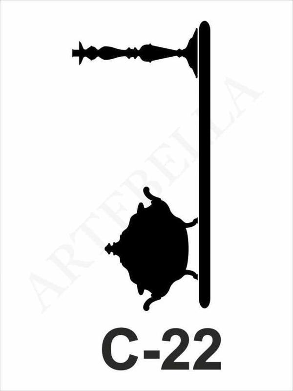 Artebella Stencil C-22 15x20 cm - Image 1