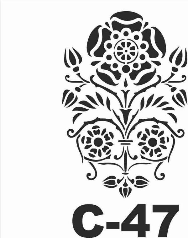 Artebella Stencil C-47 15x20 cm - Image 1