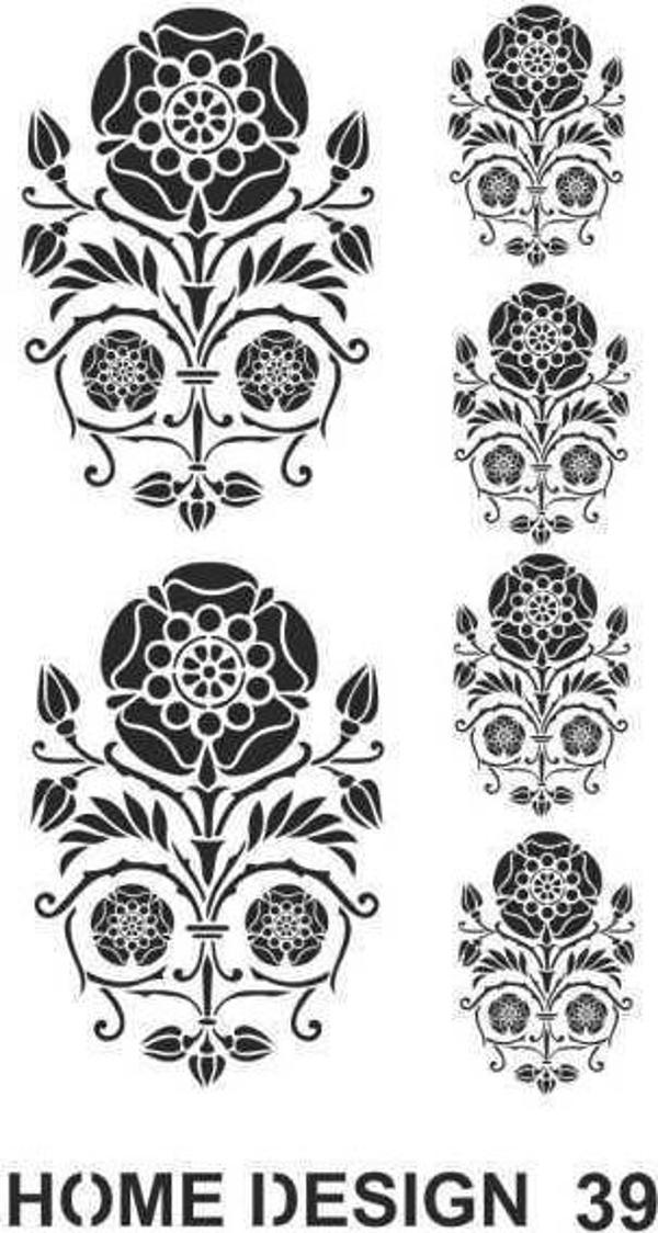 Artebella Stencil Home Design H39 35x50 cm - Image 1