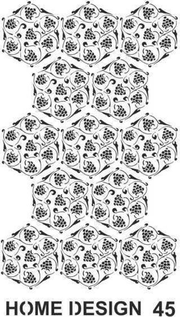 Artebella Stencil Home Design H45 35x50 cm - Image 1