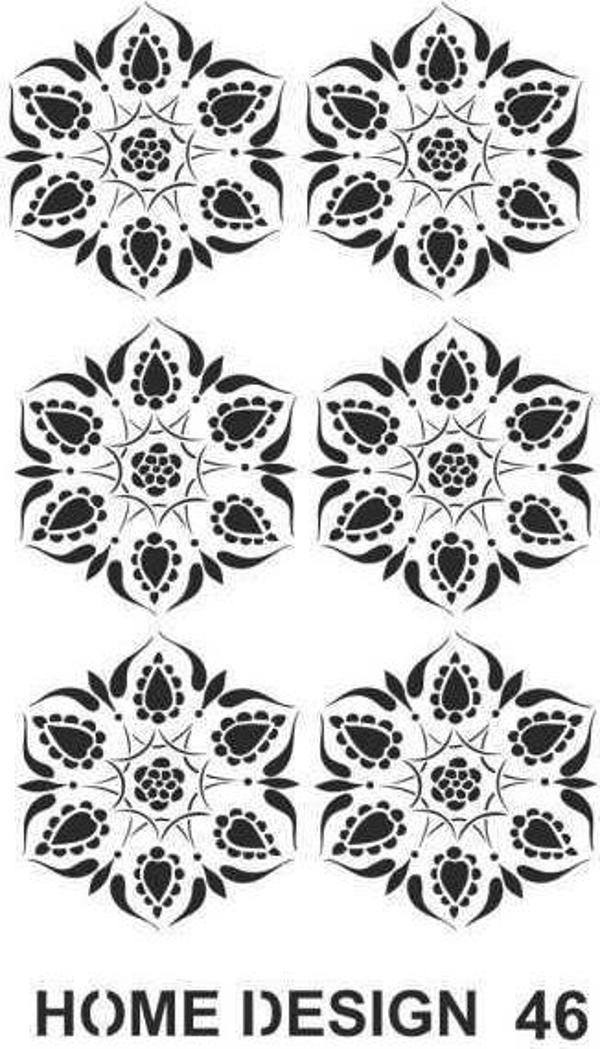 Artebella Stencil Home Design H46 35x50 cm - Image 1