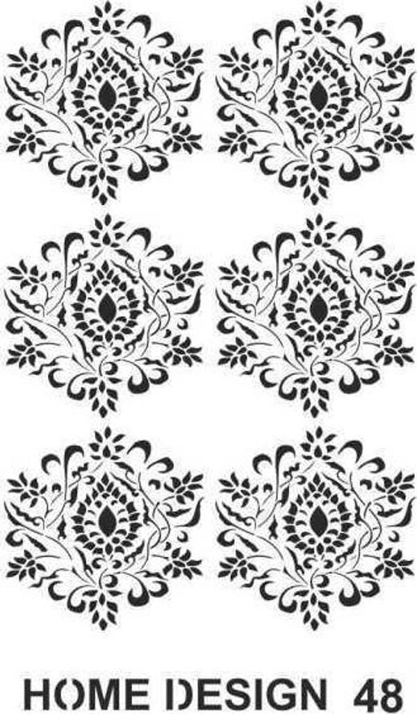 Artebella Stencil Home Design H48 35x50 cm - Image 1