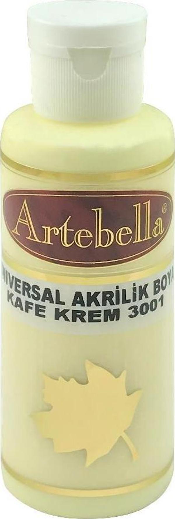 Artebella Universal Akrilik Boya 3001 Cafe Krem 130 ml - Image 1
