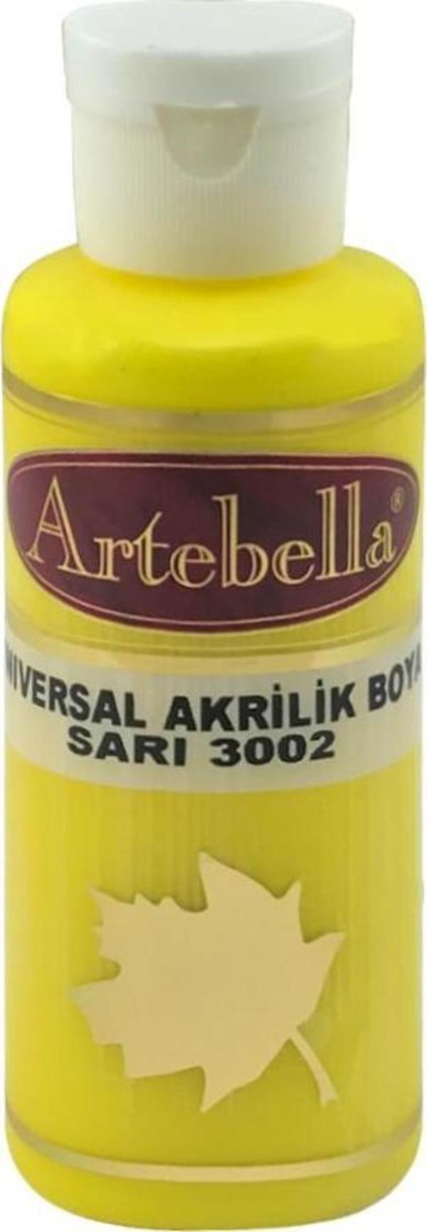 Artebella Universal Akrilik Boya 3002 Sarı 130 ml - Image 1