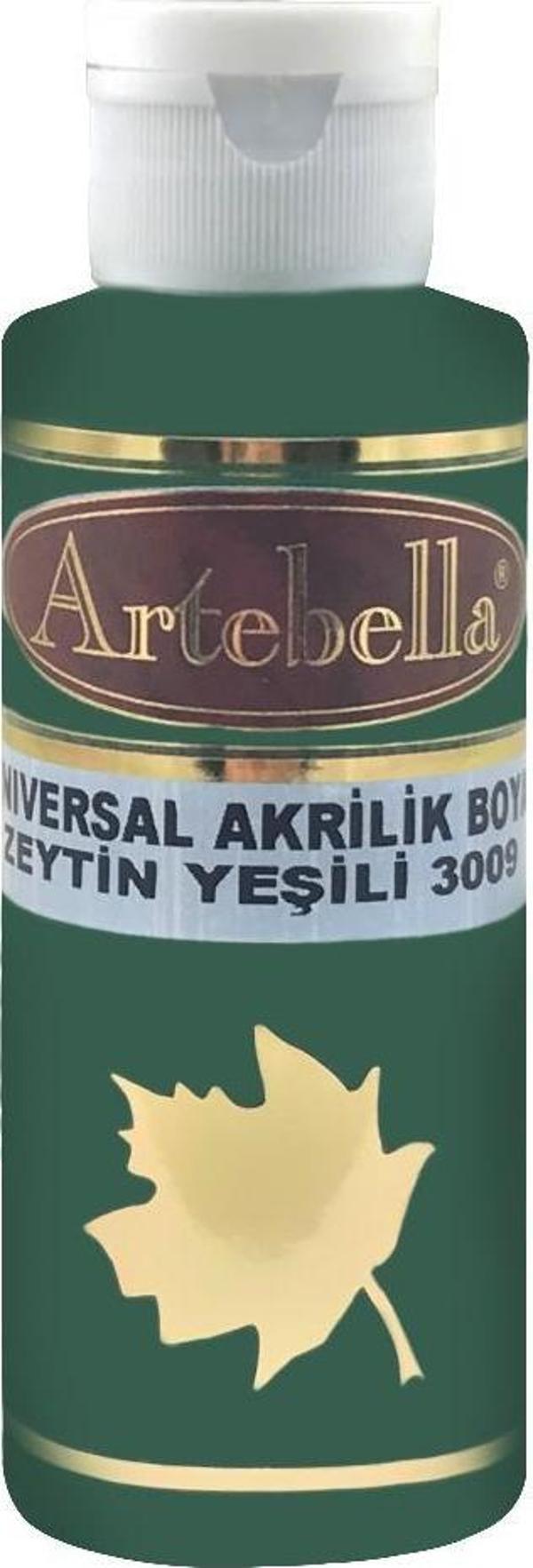 Artebella Universal Akrilik Boya 3009 Zeytin Yeşili 130 ml - Image 1