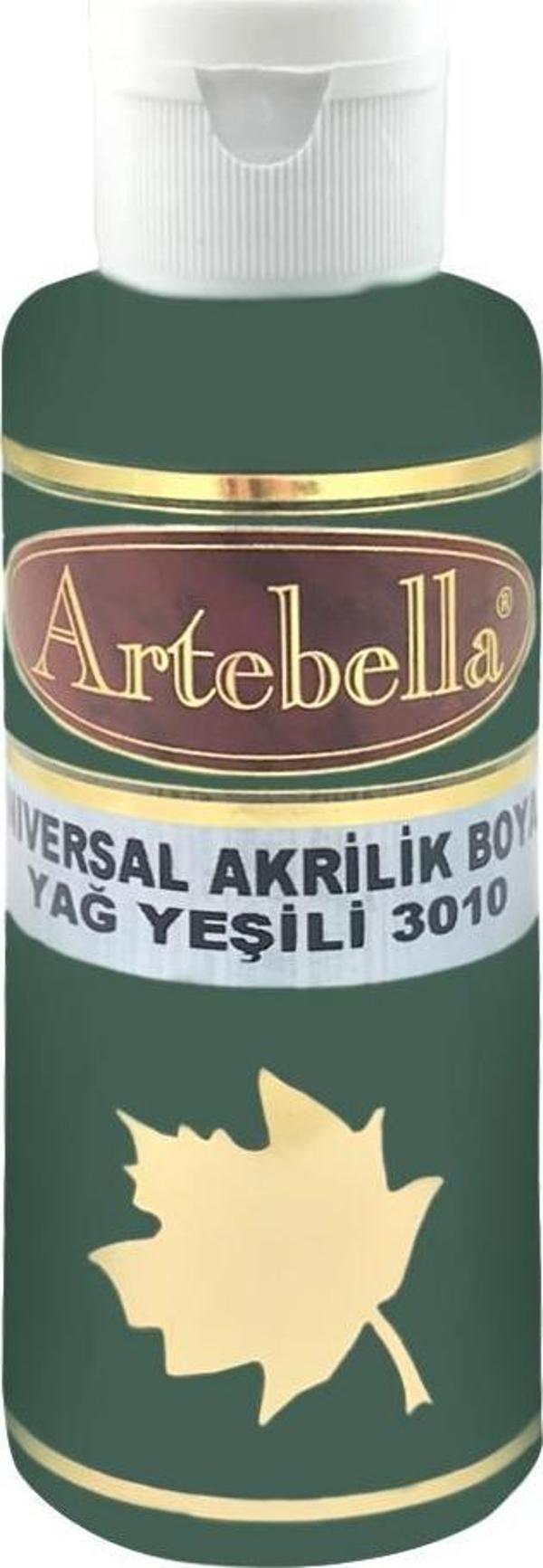 Artebella Universal Akrilik Boya 3010 Yağ Yeşili 130 ml - Image 1