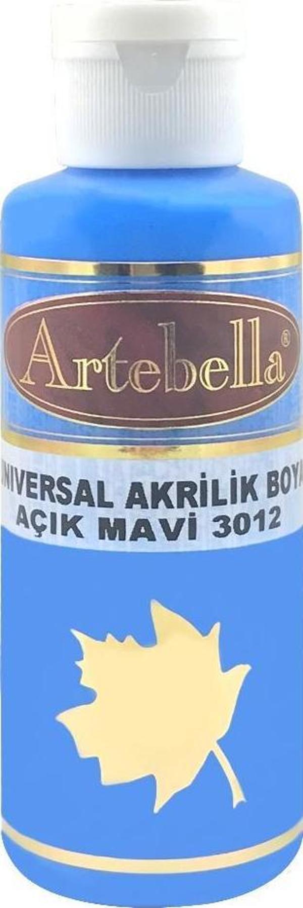 Artebella Universal Akrilik Boya 3012 Açık Mavi 130 ml - Image 1