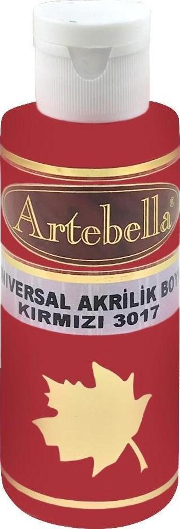 Artebella Universal Akrilik Boya 3017 Kırmızı 130 ml - Image 1