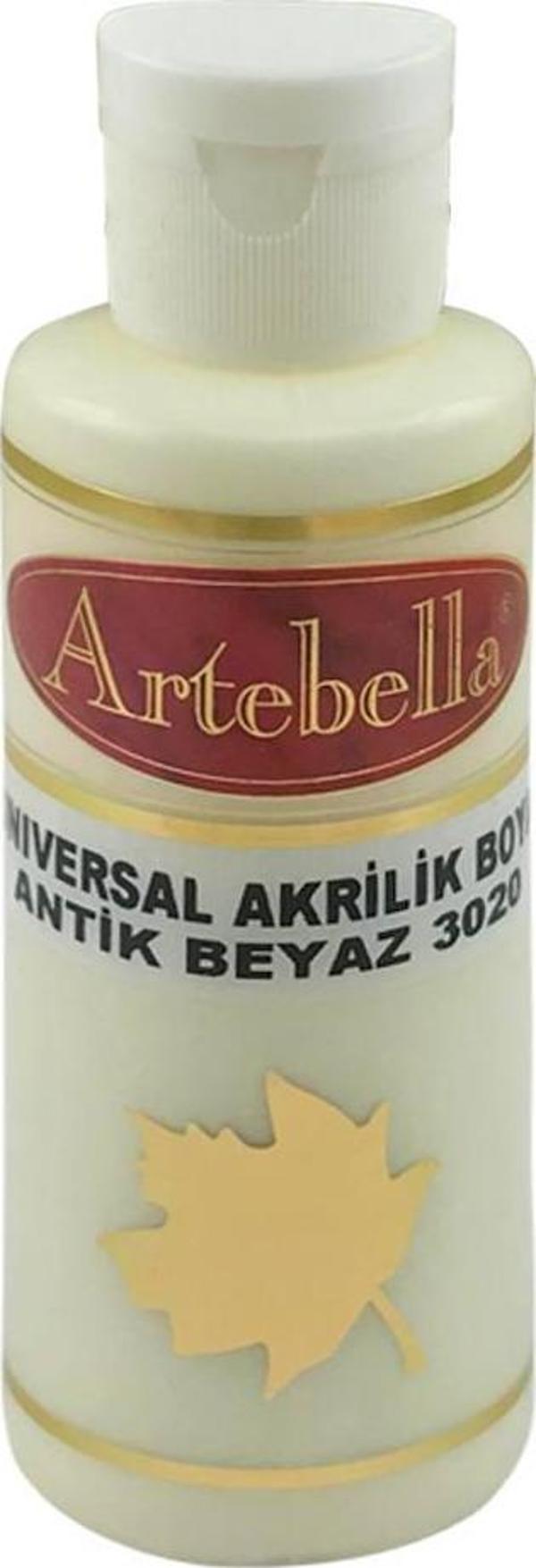 Artebella Universal Akrilik Boya 3020 Antik Beyaz 130 ml - Image 1