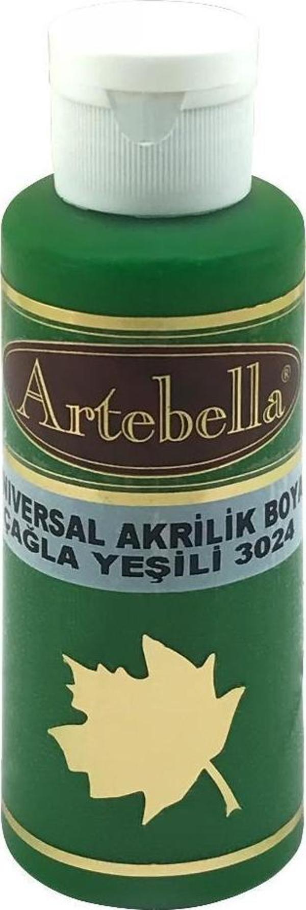Artebella Universal Akrilik Boya 3024 Çağla Yeşili 130 ml - Image 1