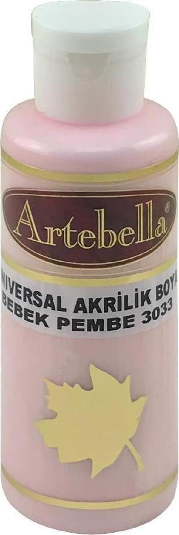 Artebella Universal Akrilik Boya 3033 Bebek Pembe 130 ml - Image 1
