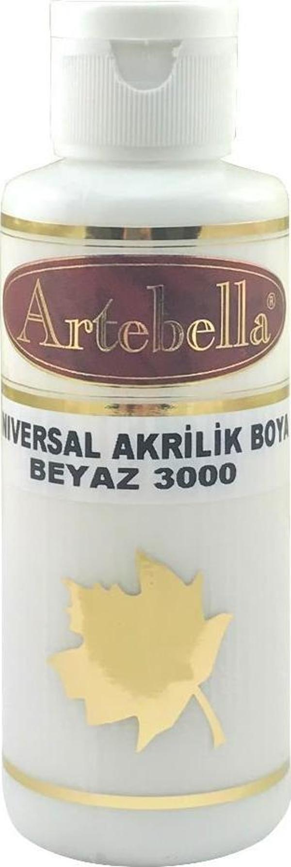 Artebella Universal Akrilik Boya I 3000 Beyaz 130 ml - Image 1