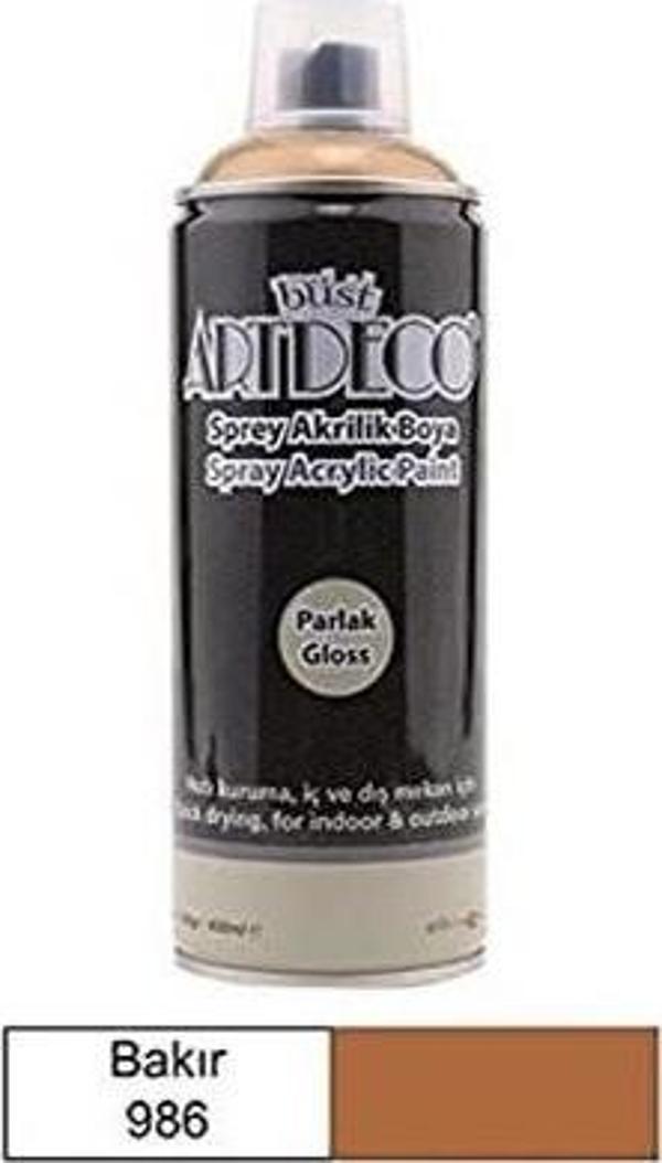 Artdeco Sprey Akrilik Boya 400 ml Bakır 986 - Image 1