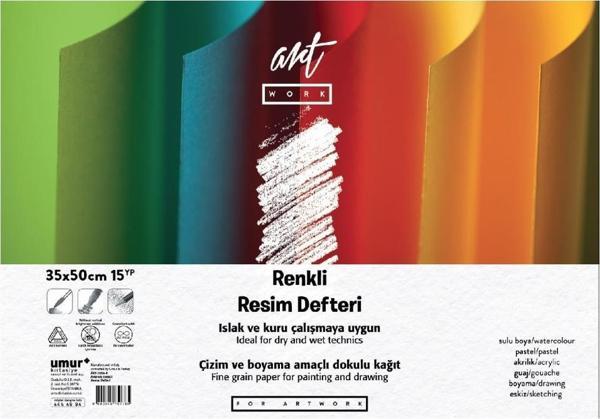 Artwork Renkli Resim Defteri 35X50 15 Yp - Image 1