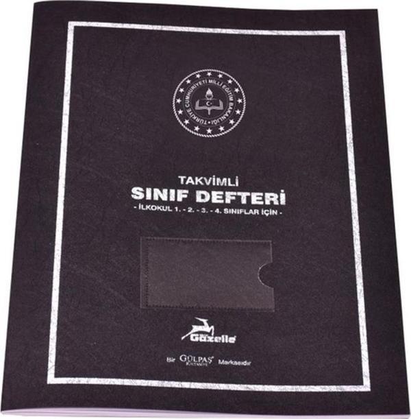 Gülpaş 390 Takvimli Sınıf Defteri Zımbalı Dikişli Plastik Kapak 25 x 35  - Image 1