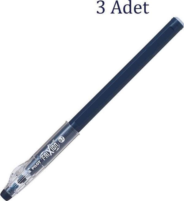 Pilot Frixion Ball Stick Roller Silinebilir Jel Kalem 0.7 mm Lacivert F13-BB 3 Adet - Image 1