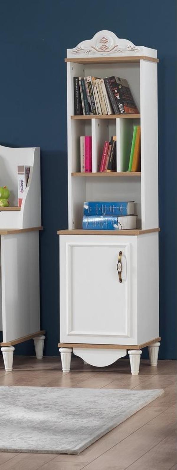 Kitaplık Urlu FLORA İnovasyon Model Kayın torna kalite yüksek ayak El Yapım - Image 1