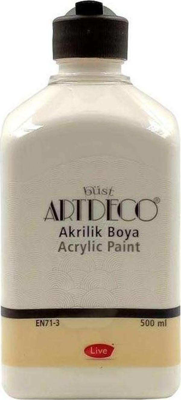 Artdeco Akrilik Boya 500ml Beyaz Kum 3620 - Image 1