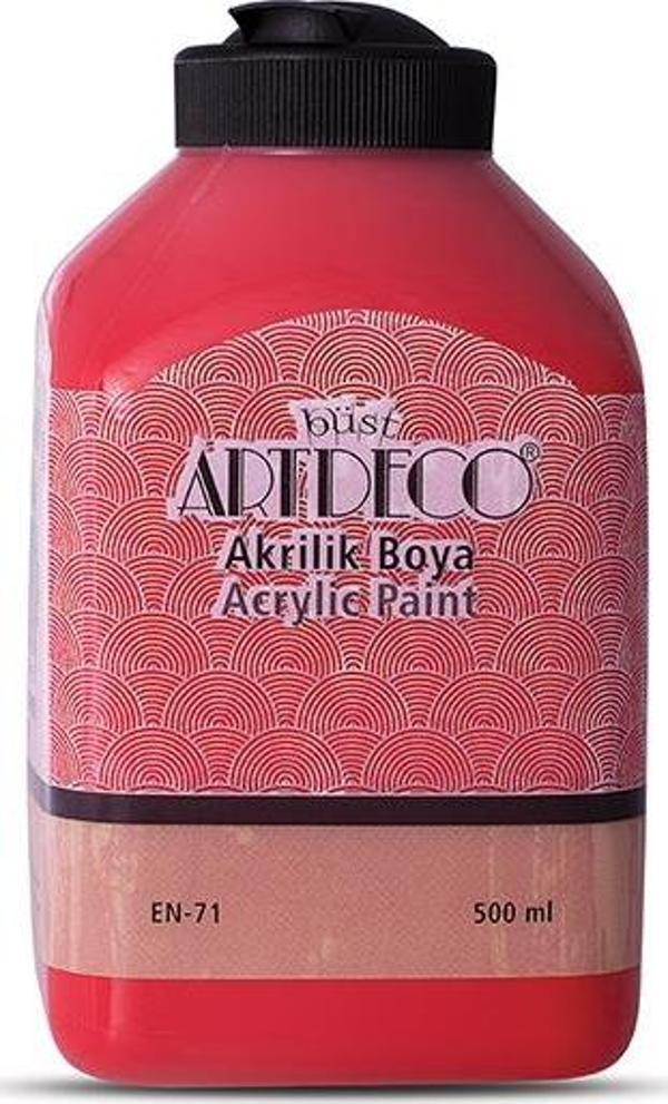 Artdeco Akrilik Boya 500ml Domates Kırmızı 3043 - Image 1