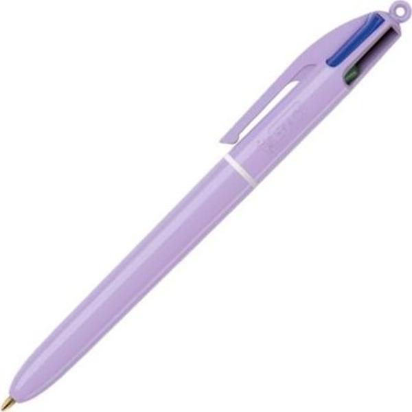 Bic 4 Colour Pastel 4 Renkli Tükenmez Kalem Pastel Mor - Image 1