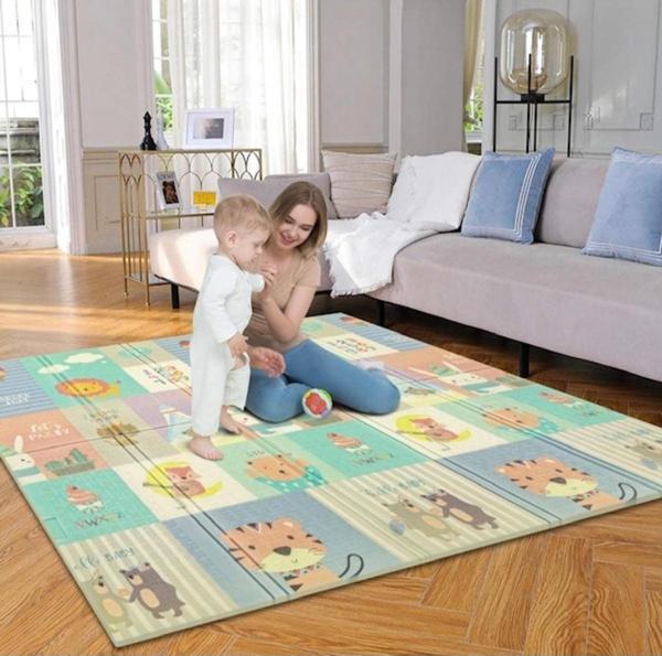 MooieBaby's Forest City Katlanabilir Oyun Matı Oyun Halısı 150 X 180 X 1 Cm - Image 1