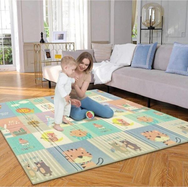MooieBaby's Forest City Katlanabilir Oyun Matı Oyun Halısı 180 X 200 X 1,5 Cm - Image 1